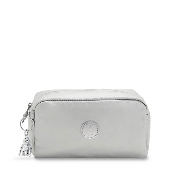 Kipling Gleam Metallic Pouch Bags Bright Metallic | CA 2133VR